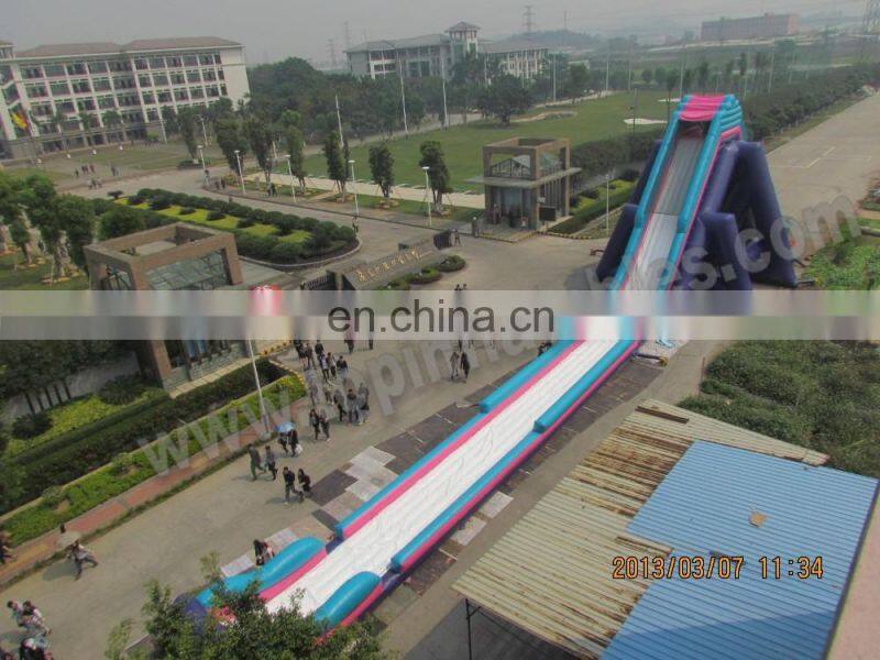 Top largest inflatable water slide lake inflatable water slides