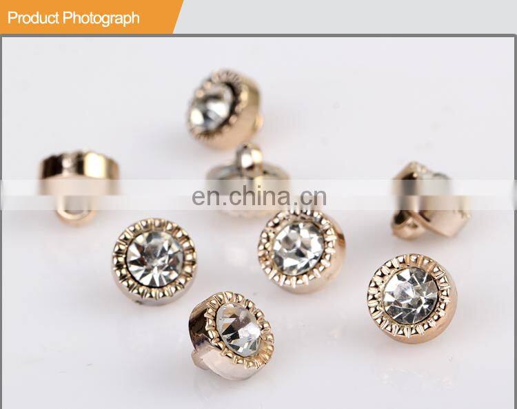 Shinny Gold ABS Shirt Button BA60129