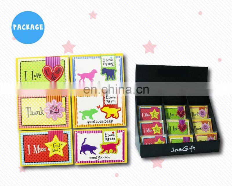 Wholesale creative gift mini card with magnet