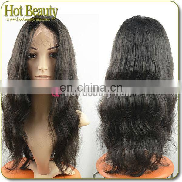 Can be dyed blonde color full cuticle Virgin remy Thick Human Hair Doll Wigs