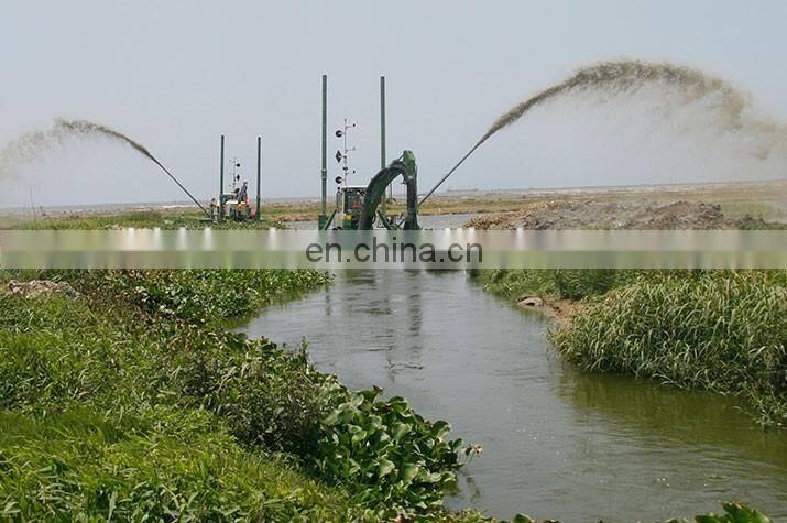 river sand dredging and maintenance bucket chain gold dredger, sand mining machine for sale