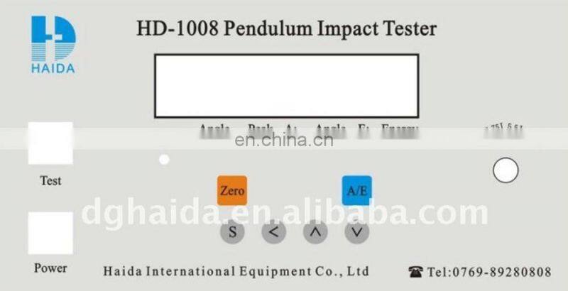 Charpy Impact Test Equipment / Charpy Impact Tester / Impact Testing Machine