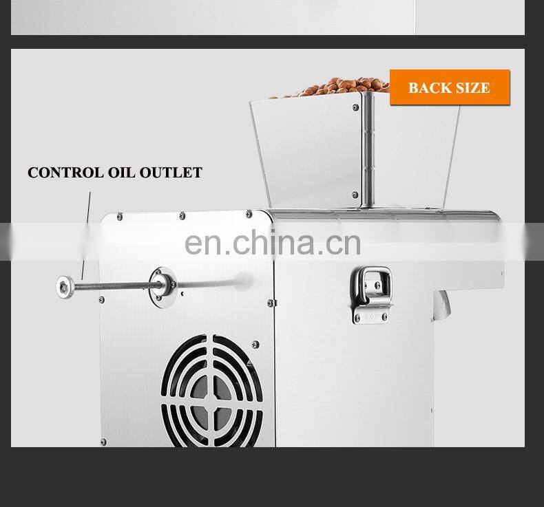 Industrial Soybean oil press machine home use/ family use sunflower oil making machine/hot rapeseed pressing machine