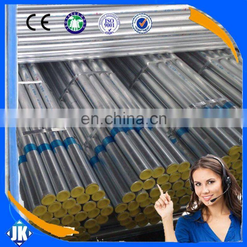 Hot sale! hot dipped galvanized steel pipe tube / gi pipe for greenhouse