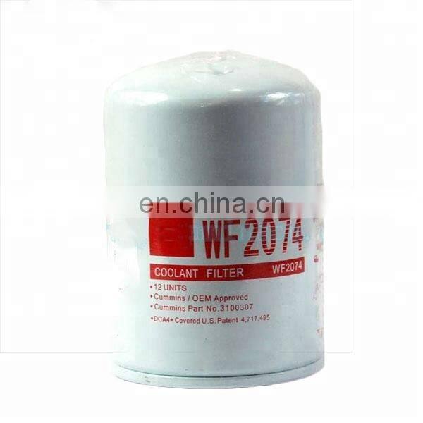Truck Spare Parts Cartridge Coolant Spin-on Water Filter WF2074 Fuel Filter
