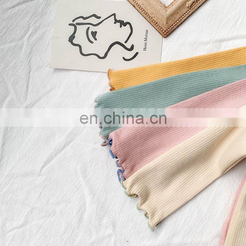 2020 Children's wear underwear autumn long sleeve T-shirt with good Elastic More color can choose