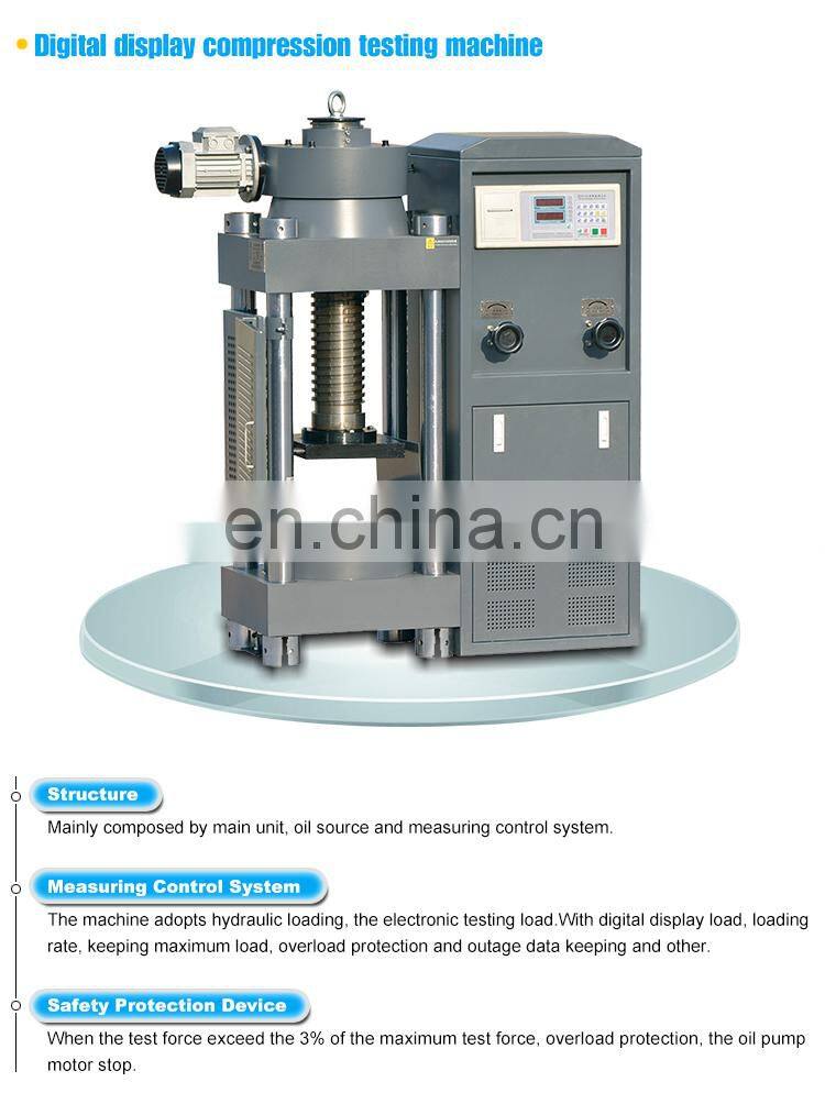YAW-3000D 300TON computer automatic compression tester