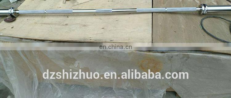 Pro hard chrome coated weight capacity 1500lb 680kg 4 needle bearings weightlifting barbell DB52