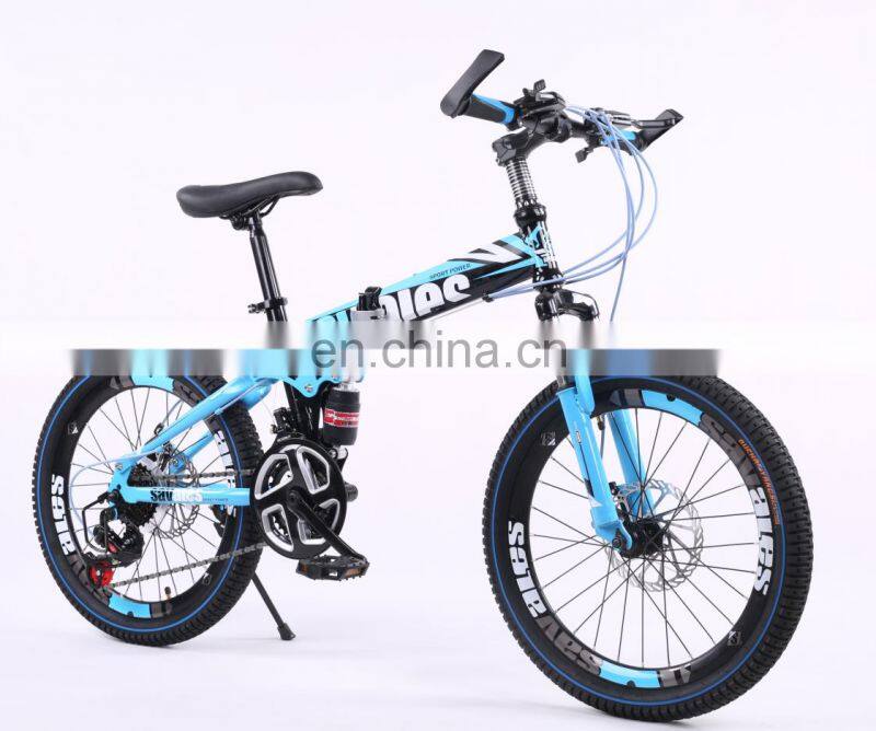 Good quality hot selling steel frame foldable 18 inch children bike with disc brake