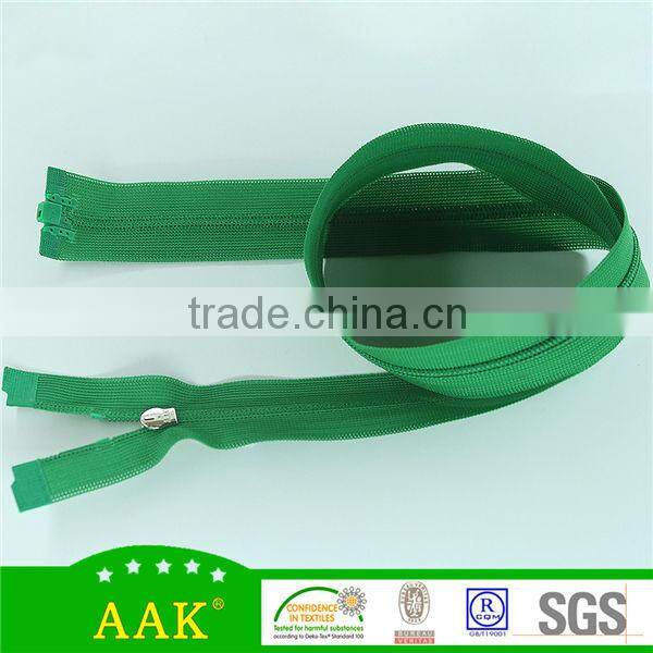 4.5 zippers #3 lace tape nylon zippers Open end zipper high heel puller