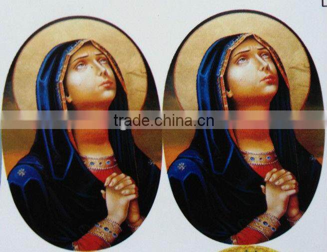 OEM 3d pictures of jesus christ print label sticker