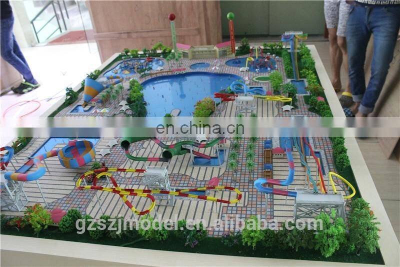 Entertainment facility 3d scale model making/Water park design