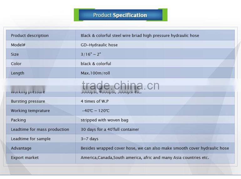 Cloth braided rubber marin oil suction and delivery hose