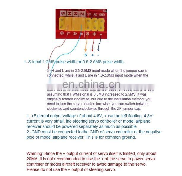DHEA-CB 12-24V 110KG/CM Alloy Gears Magnetic Encoding Large Servo High Torque Digital Servo