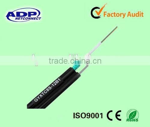 4core in unit tube Fiber Optic Cable with messenger wire for self-support aerial use