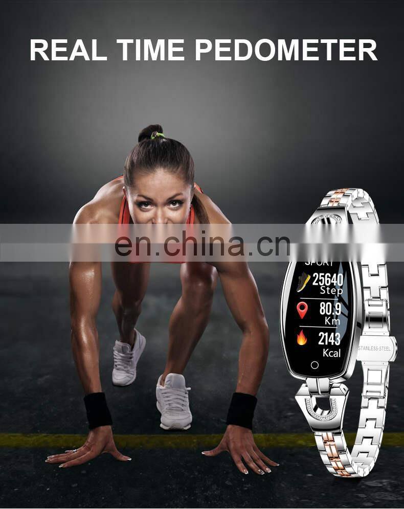 H8 Women inch TFT screen Smart Watch Sleep Monitoring Multiple Sport Mode Remote Camera Smart Watch New Model 2021