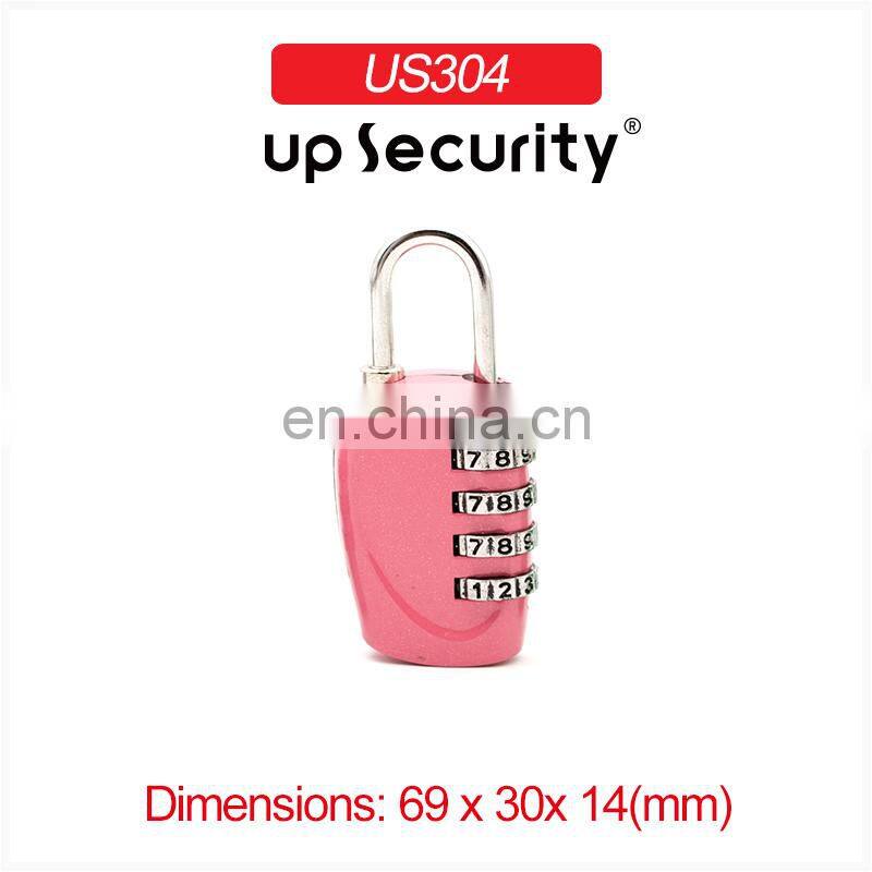 Factory produce Amazon hot selling GYM Locks 4 digit briefcase combination lock Luggage