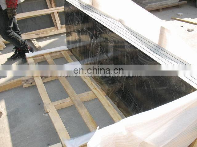 Hot selling zimbabwe black granite floor tiles black gold granite