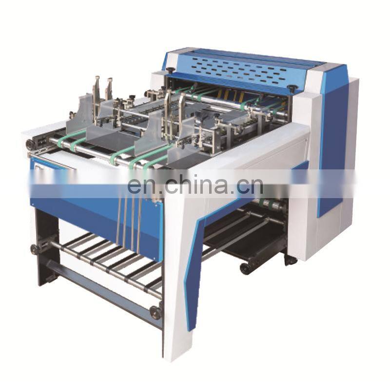 BG1200A Fully Automatic electronics cosmetics carton box Paperboard U V slot groove cutting Machine