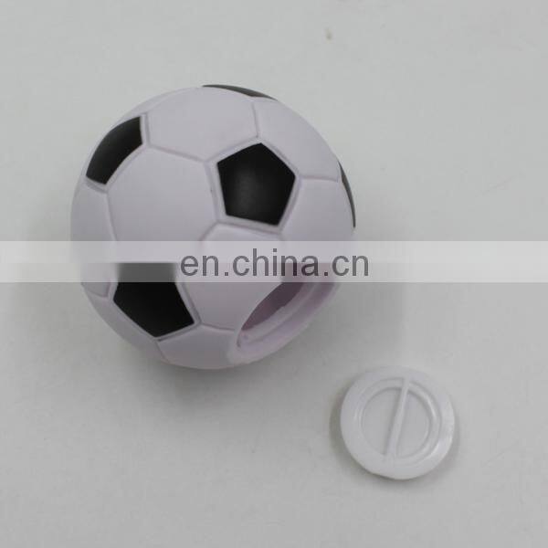 custom personalized diy money box,plastic small coin football money box
