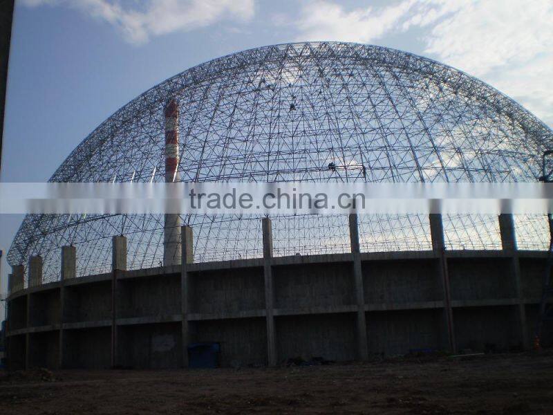 Aesthetic Large Span Steel Structure Coal Storage