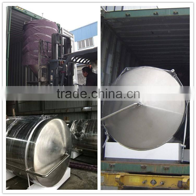 Stainless steel round open no cone German brewing fermenter
