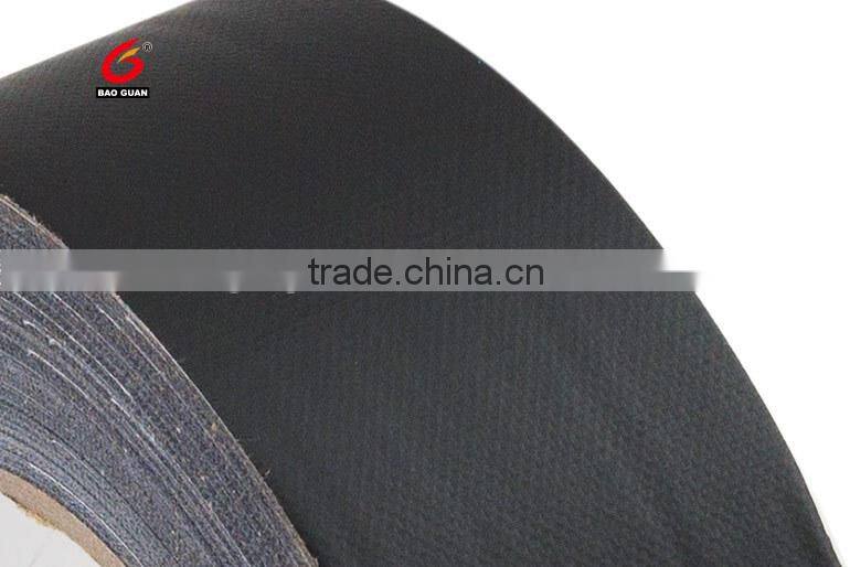 Matte Black Rubber Glue Gaffer Tape