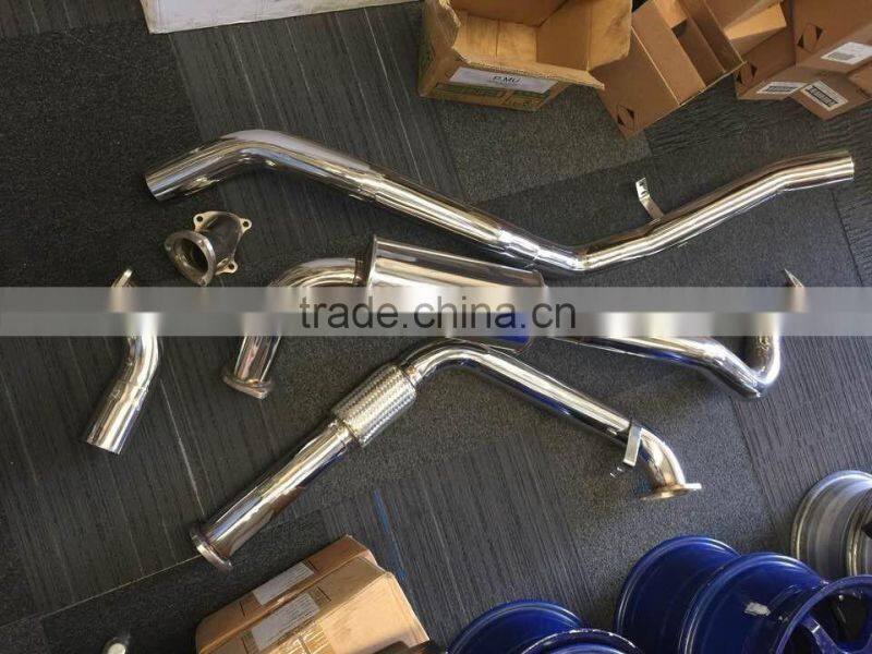 1hz stainless steel exhaust systerm for toyota landcruiser 80 series 1hz
