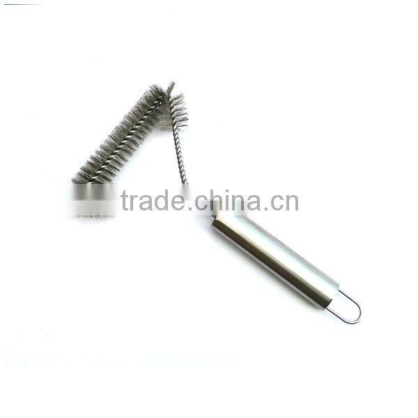 New Amazon hot sell with stainless steek handle 12 inch bbq grill brush
