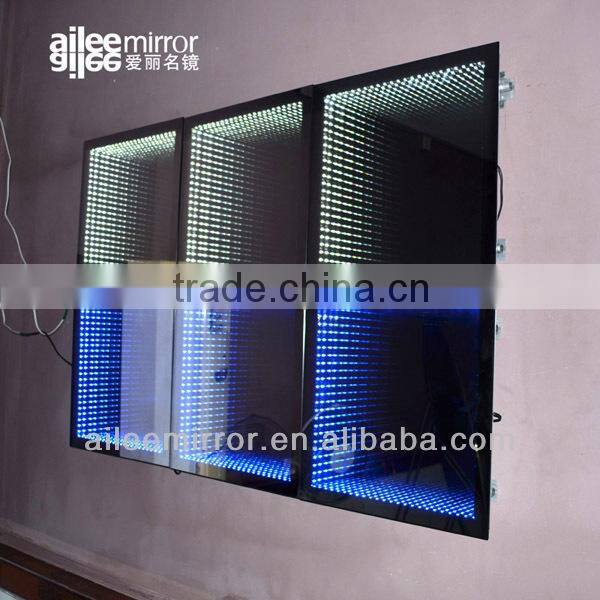 modern dressing table with mirrors,led advertising board with glass panel