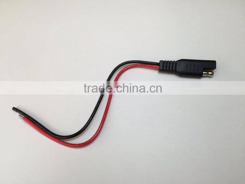 New Red /Black of wire 15A molding fuse Crimp 187 type Terminal of Auto Lighting System Power cable