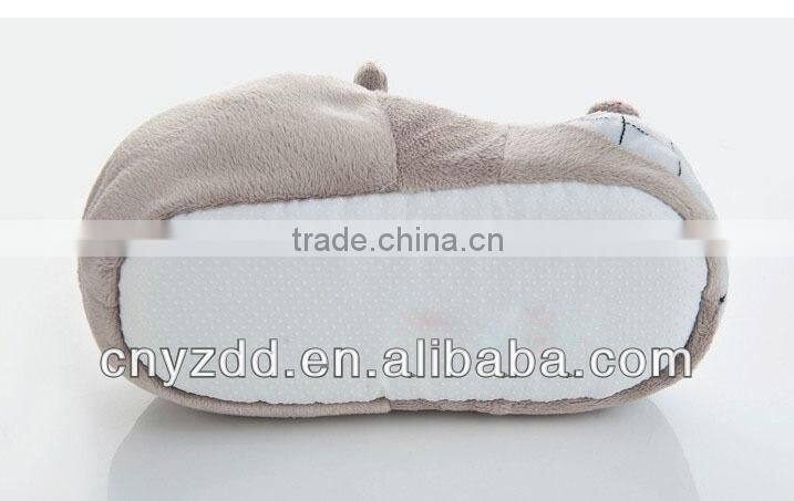 Plush slippers/plush hippo slippers/hippo plush slippers