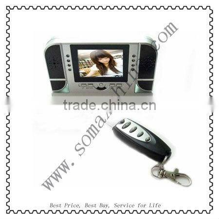 2.5 Inch 720p Night Vision Clock Camera Recorder With Remote Control