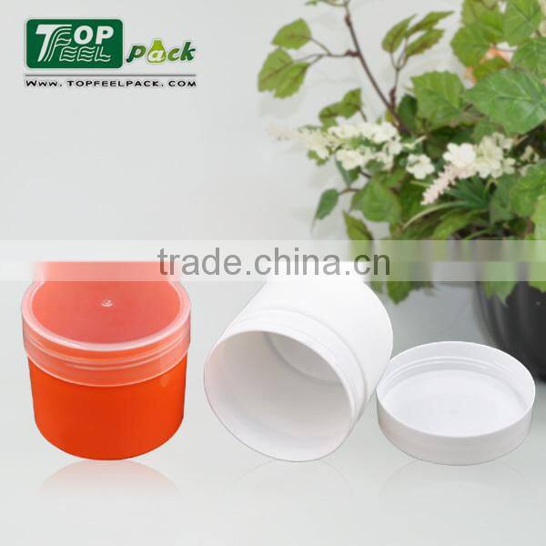 High end cosmetic plastic jar 250g pp material