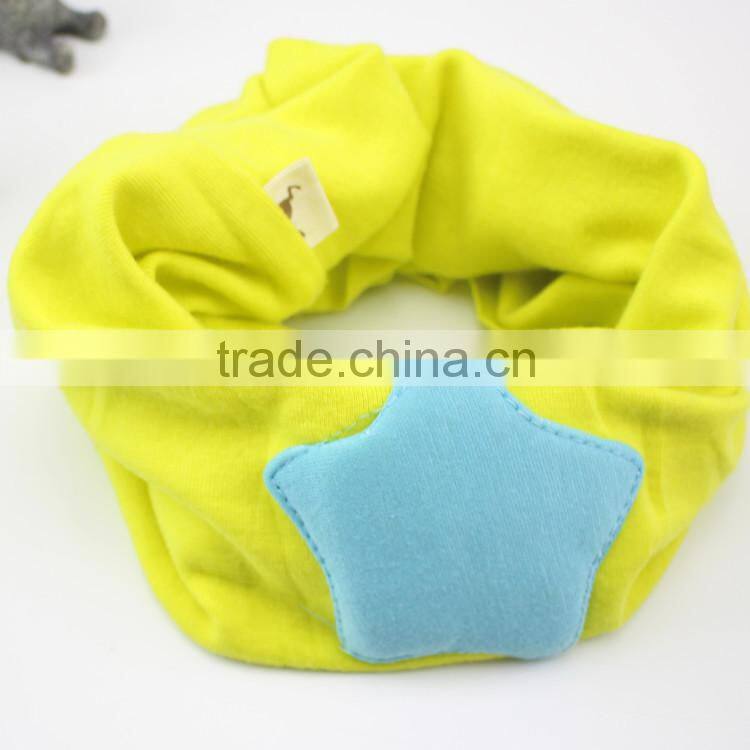 Wholesale Autumn Winter Newest Fashion Candy Color Star Pattern Kids Baby Infinity Scarf