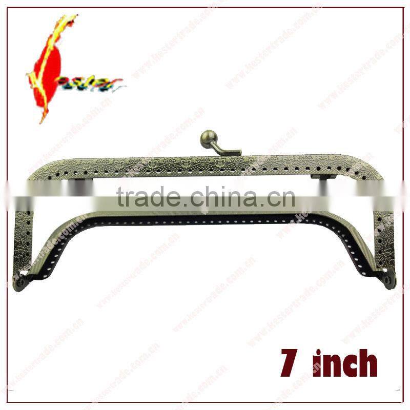 metal screw purse frame purse frame handle clip