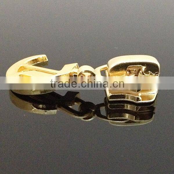 zip puller gold