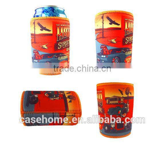 Professional OEM heat transfer printing neoprene cup bag
