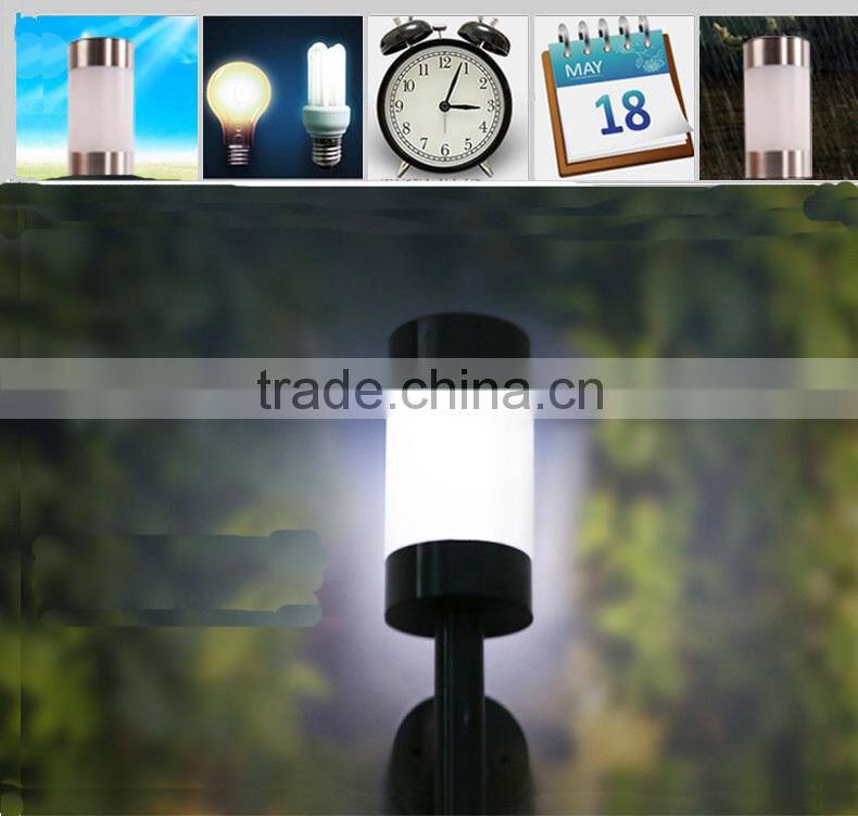 Outdoor garden solar lamps wall mounted