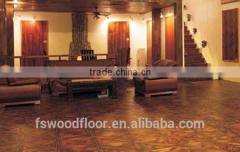HDF laminate parquet flooring