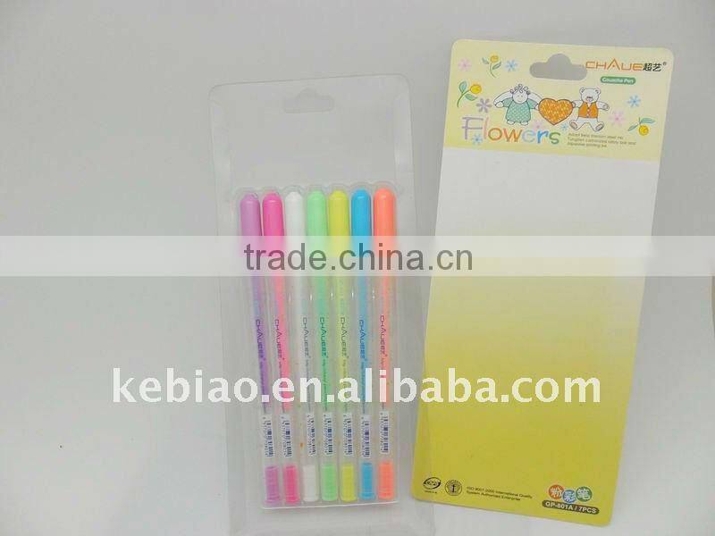 Colorful Black Paper Drawing Gel Pen Set