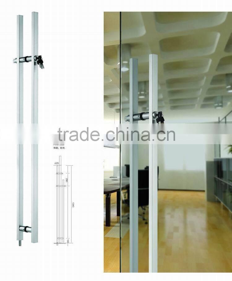 supplier directory glass commercial door pull handle with lock