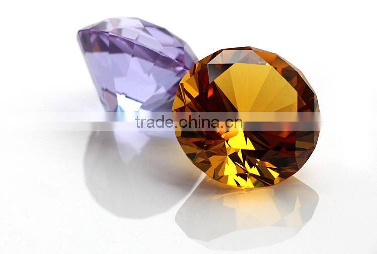 Choiceful crystal paper weight, 1cm-12cm crystal glass cubic paper weight