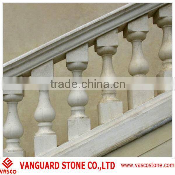 Natural stone indoor balusters