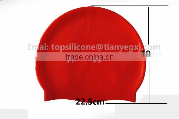 Adult Szie Silicone Swimming Cap Customize swim cap