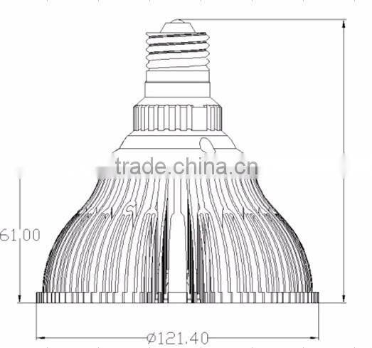 PAR38 E27 12X1W 12W led spotlight,downlight