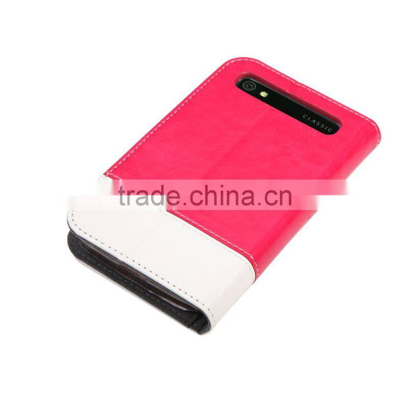 Wallet mobile phone leather case for Blackberry Classic Q20