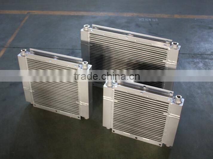 bar and plate aluminum air cooler for piston compressor