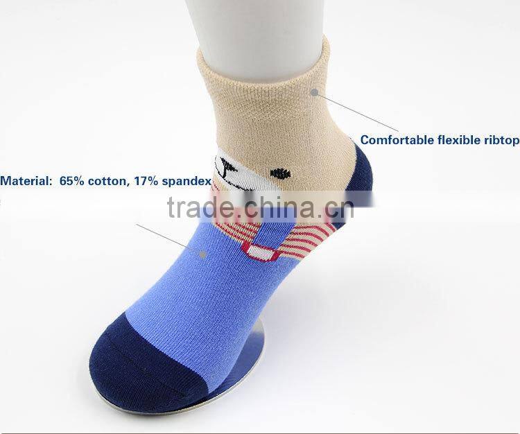 Bear Animal Head Design cotton Baby Socks