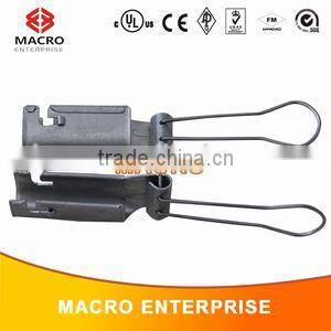 messengered coax cable drop wire clamp